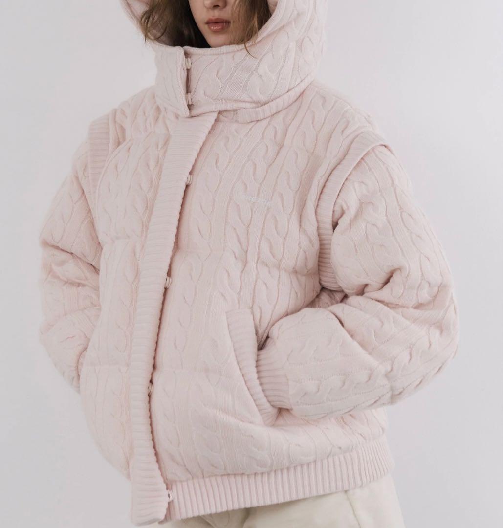 thetoe Shard Knit Down White - メルカリ