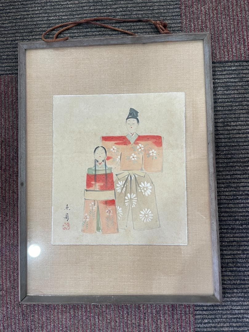 昭和初期の日本画家・興津魚周　絵画