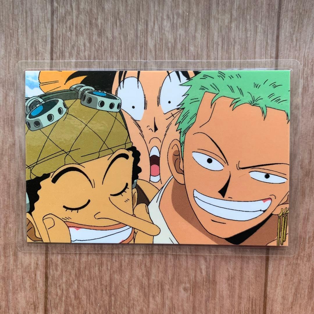 ONE PIECE ワンピース ルフィ ゾロ ウソップ ラミネートカード ラミカ