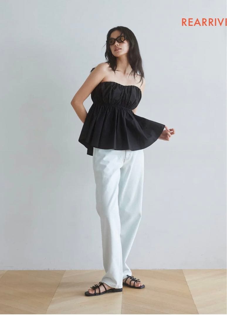 シールームリン フレアシルエット ベアトップ