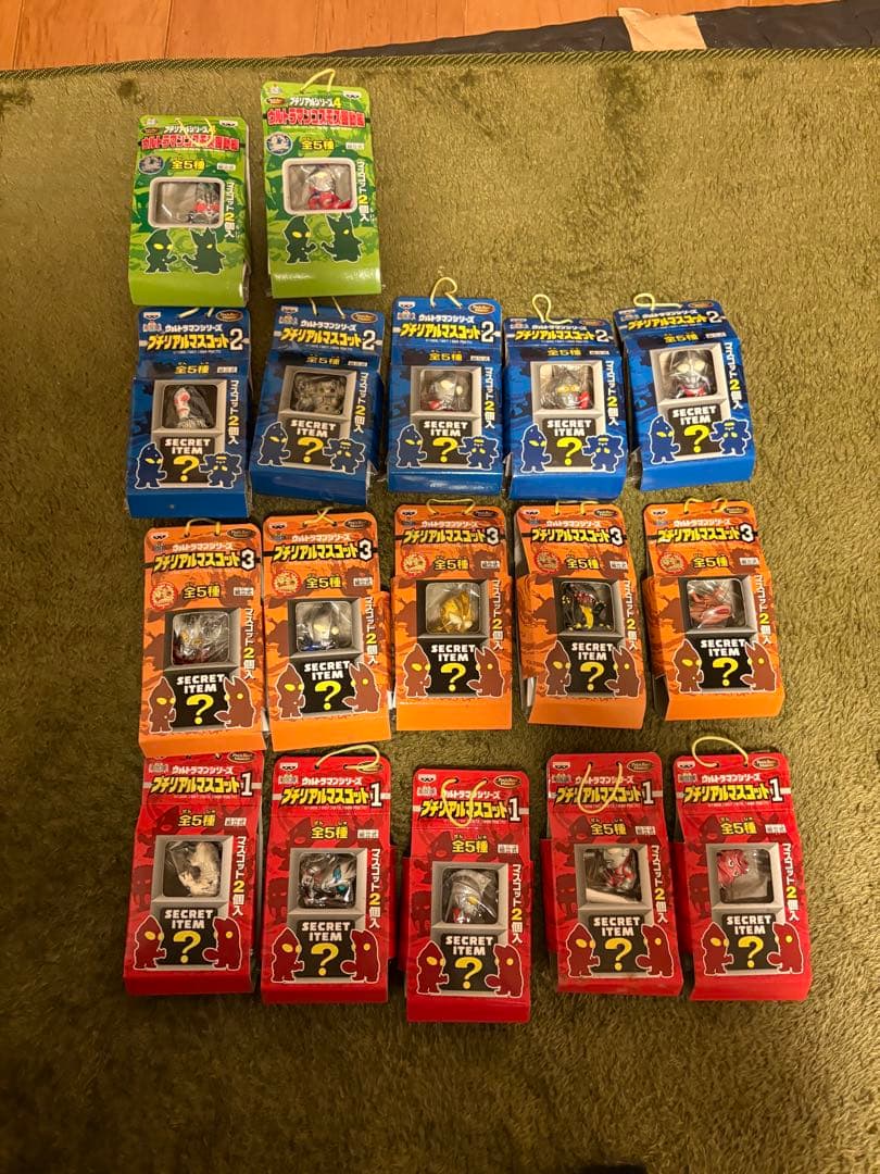 ウルトラマン プチリアルマスコット 17種類 プチリアルマスコット（ウルトラマンシリーズ）第2弾 | 魔神機兵団の日記