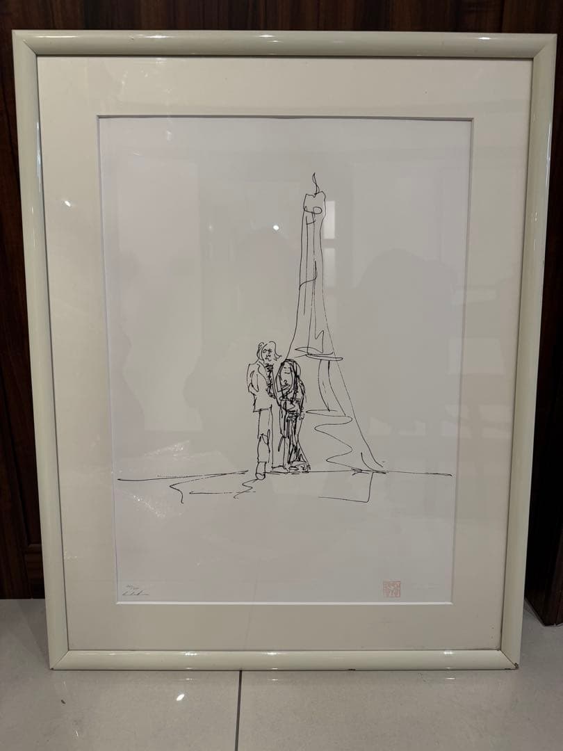 ジョンレノン Eiffel Tower from BAG ONE 版画300部