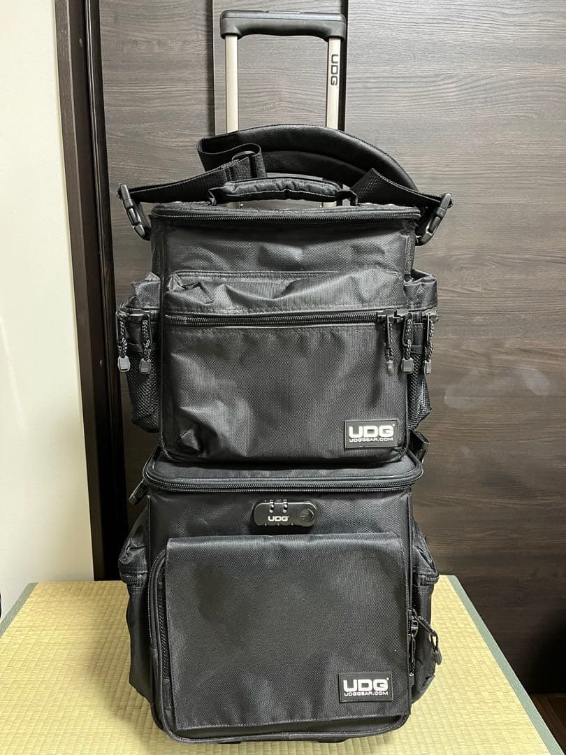 UDG レコードバッグ　トロリー　TWIN DJ Bag