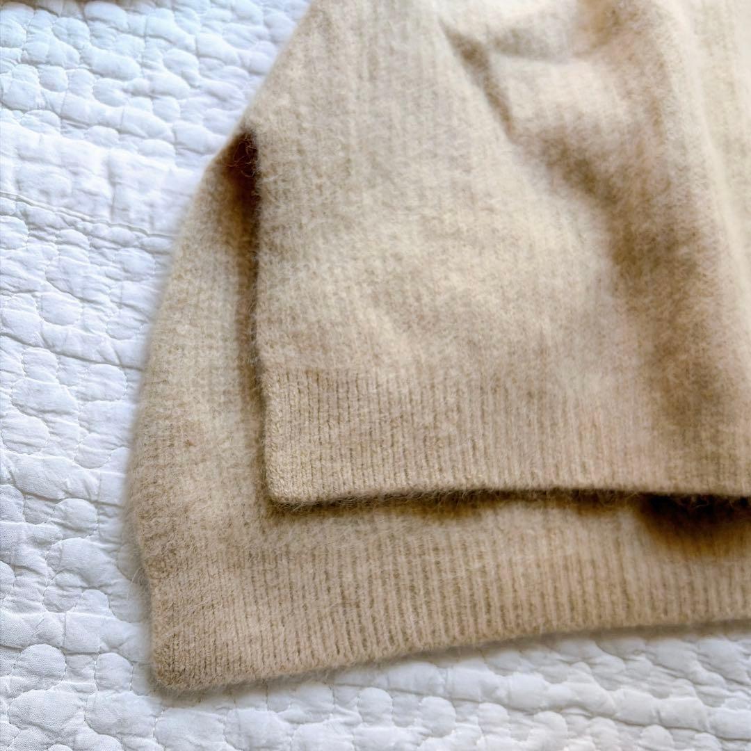 ガリャルダガランテ ラクーン100% ファーニット Vネック ゆったり