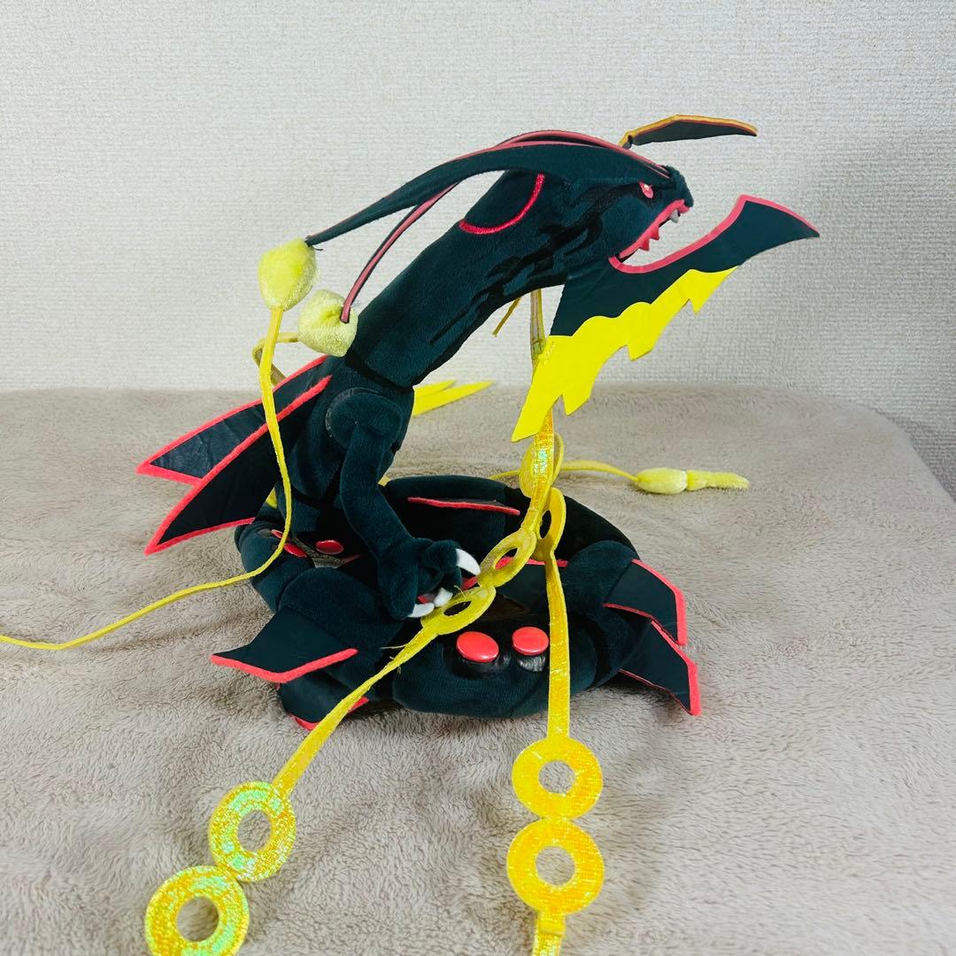 希少】 黒いメガレックウザ ぬいぐるみ ポケモンセンター限定 - メルカリ