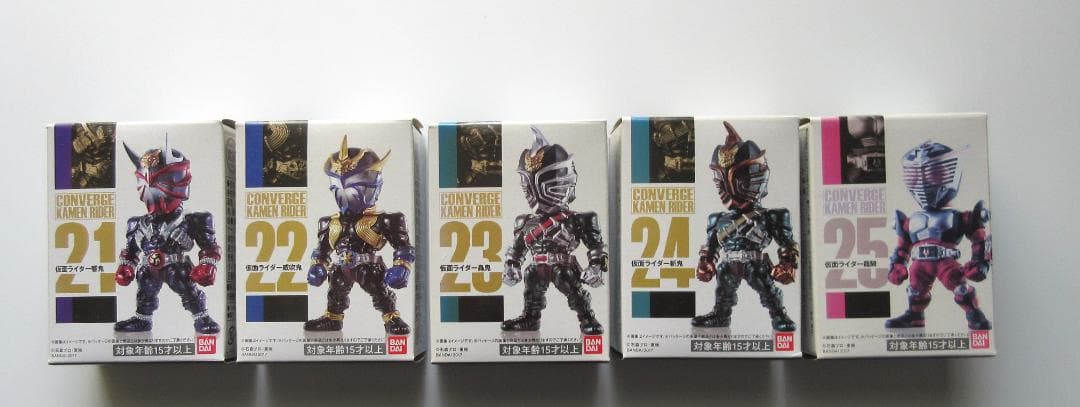 未開封】CONVERGE KAMEN RIDER 21～25 5体セット - メルカリ