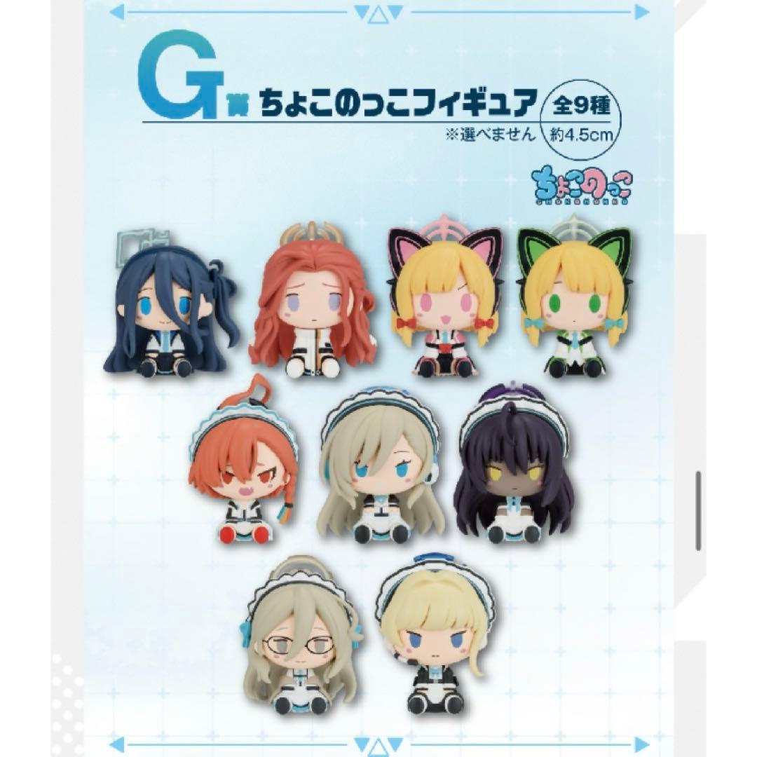 ちょこのっこ3種 ユズモモイアスナ ブルーアーカイブ 一番くじ