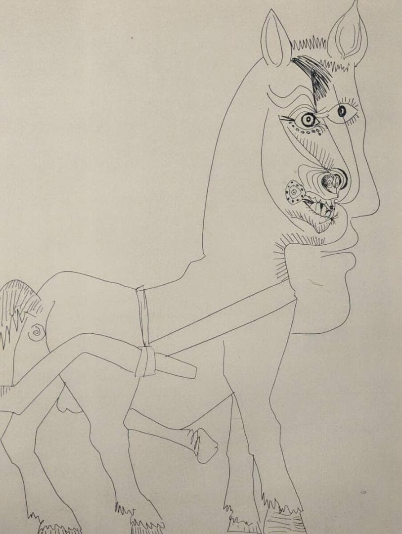 真作】【複製】複製画 パブロ・ピカソ エロチカシリーズ 独創的な線