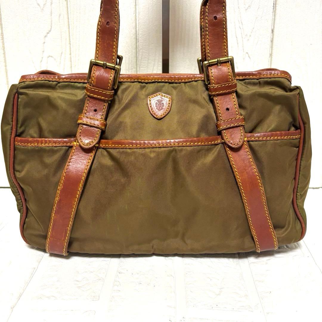 felisi フェリージ 高密度ナイロン×レザー トートバッグ 01 - 68