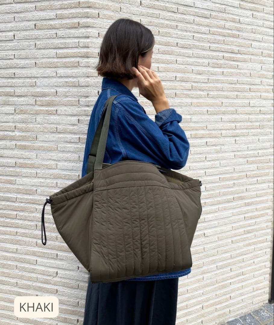 SOLPRESA マザーズバッグ Mサイズ カーキ