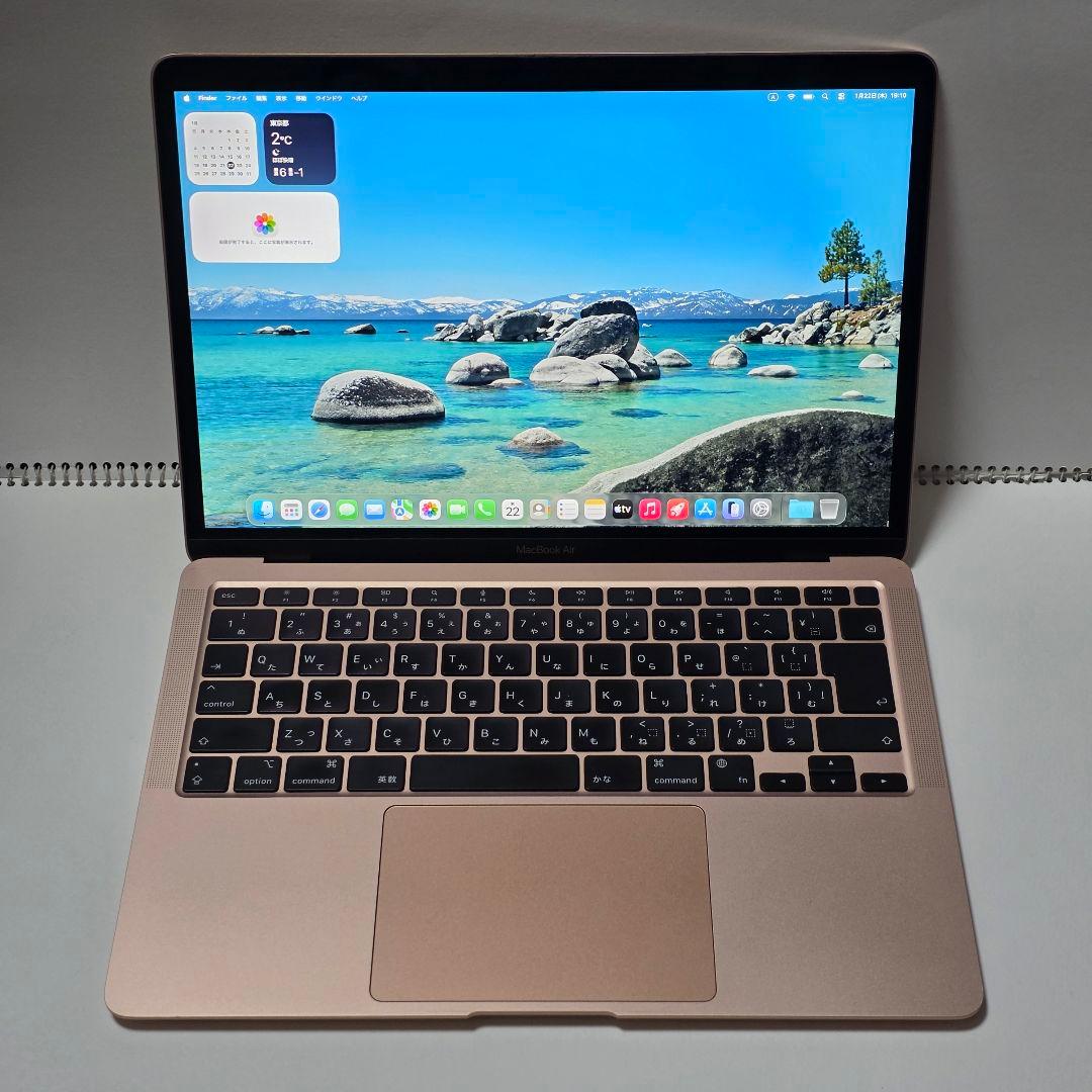 Apple MacBook Air M1 8GB/512GB ゴールド Apple MacBook Air 13 in 2020 Gold/Apple M1 3.2 GHz, 512 GB 8 GB 8