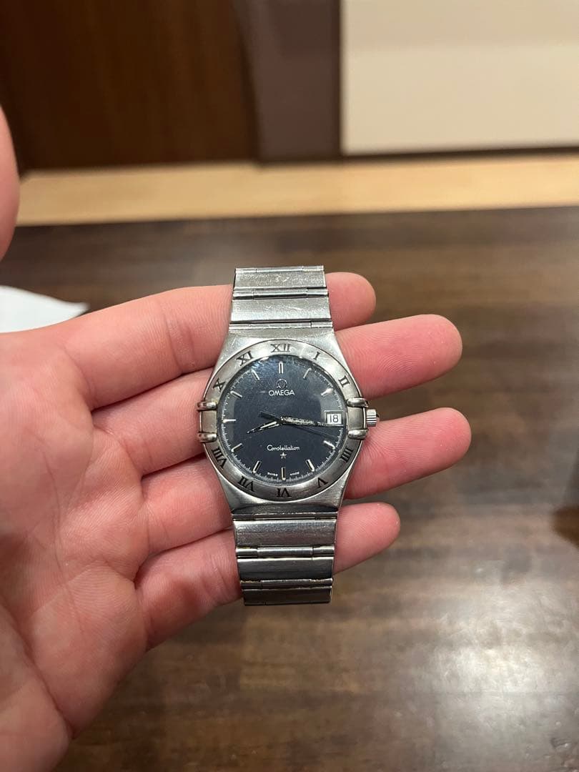 OMEGA Constellation ダークブルー OMEGA CONSTELLATION BLUE DIAL