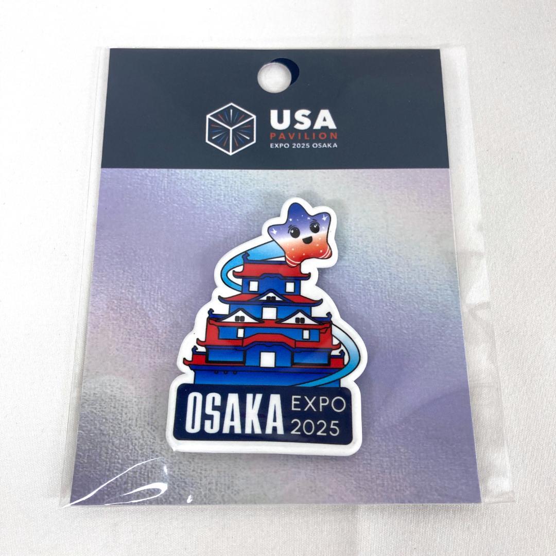新品☆ マグネット 大阪 関西 万博 アメリカ館 USA 限定 スパーク 大阪