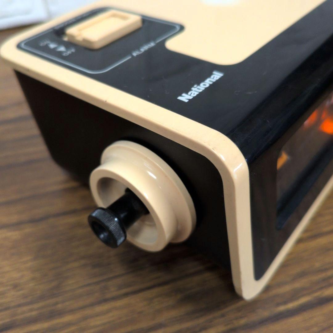 昭和レトロ National パタパタ時計 ヤングスヤスヤ TG02 - メルカリ