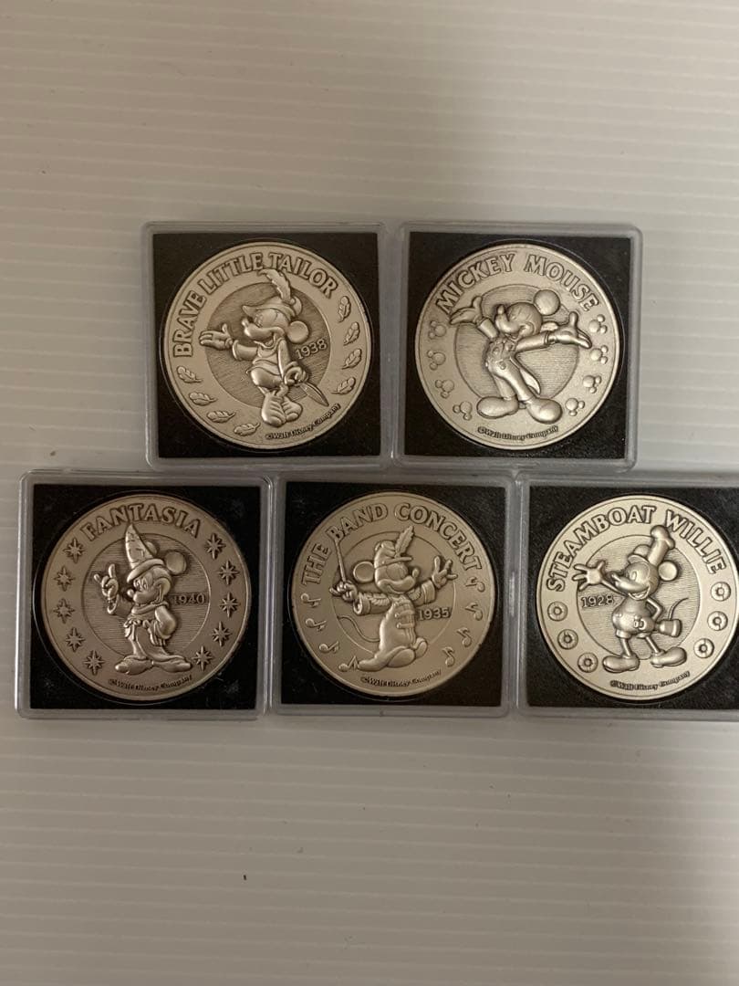 限定版500セット　純銀製メダルセット　ミッキーマウスムービーメモリーズ