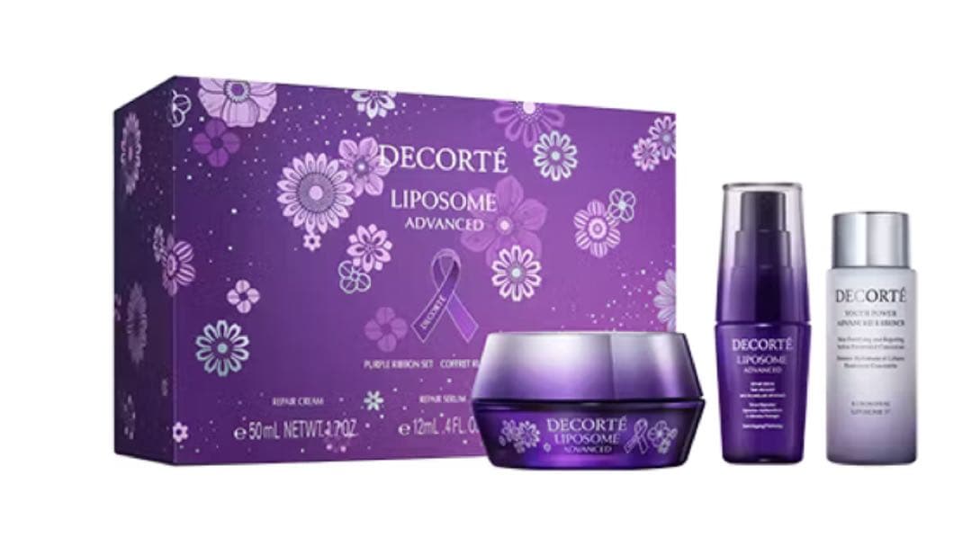 リポソーム アドバンスト　リペアクリーム　パープルリボン セット ２０２５