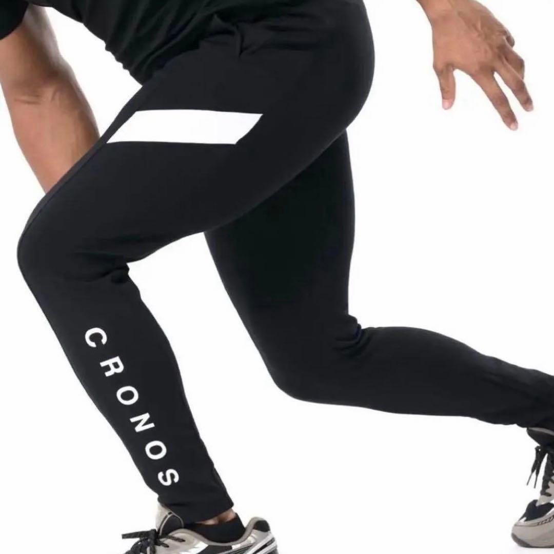 クロノス CRONOS ブラック ジョガーパンツ S - メルカリ