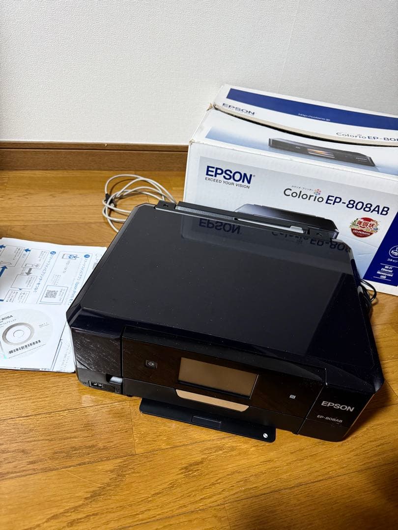 【訳アリ】Colorio EP808AB インクジェットプリンター 本体