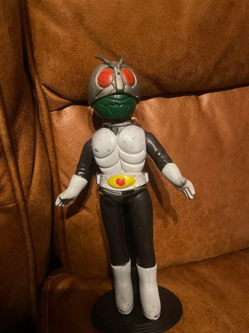 仮面ライダー　無版権　ソフビ　スタンダード　当時物