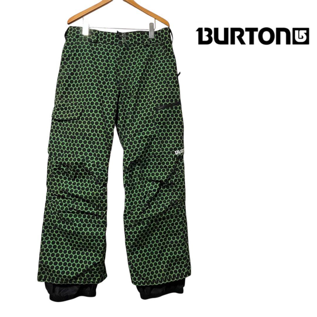 【超美品】BURTON バートン　スノーボード　パンツ　ウェア　ドット柄　m