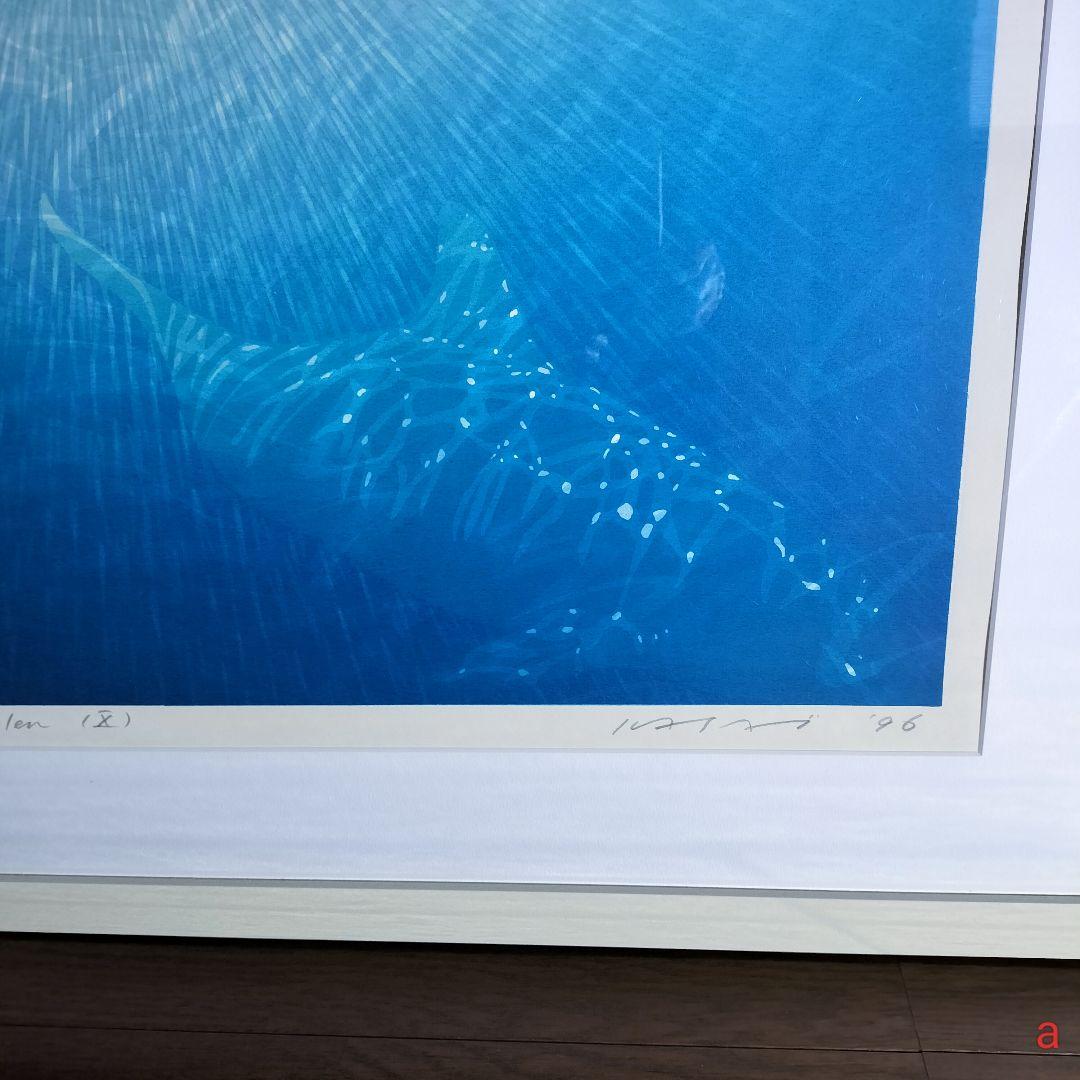 笠井正博 シルクスクリーン 版画 La chambre du bleu16/50 - メルカリ