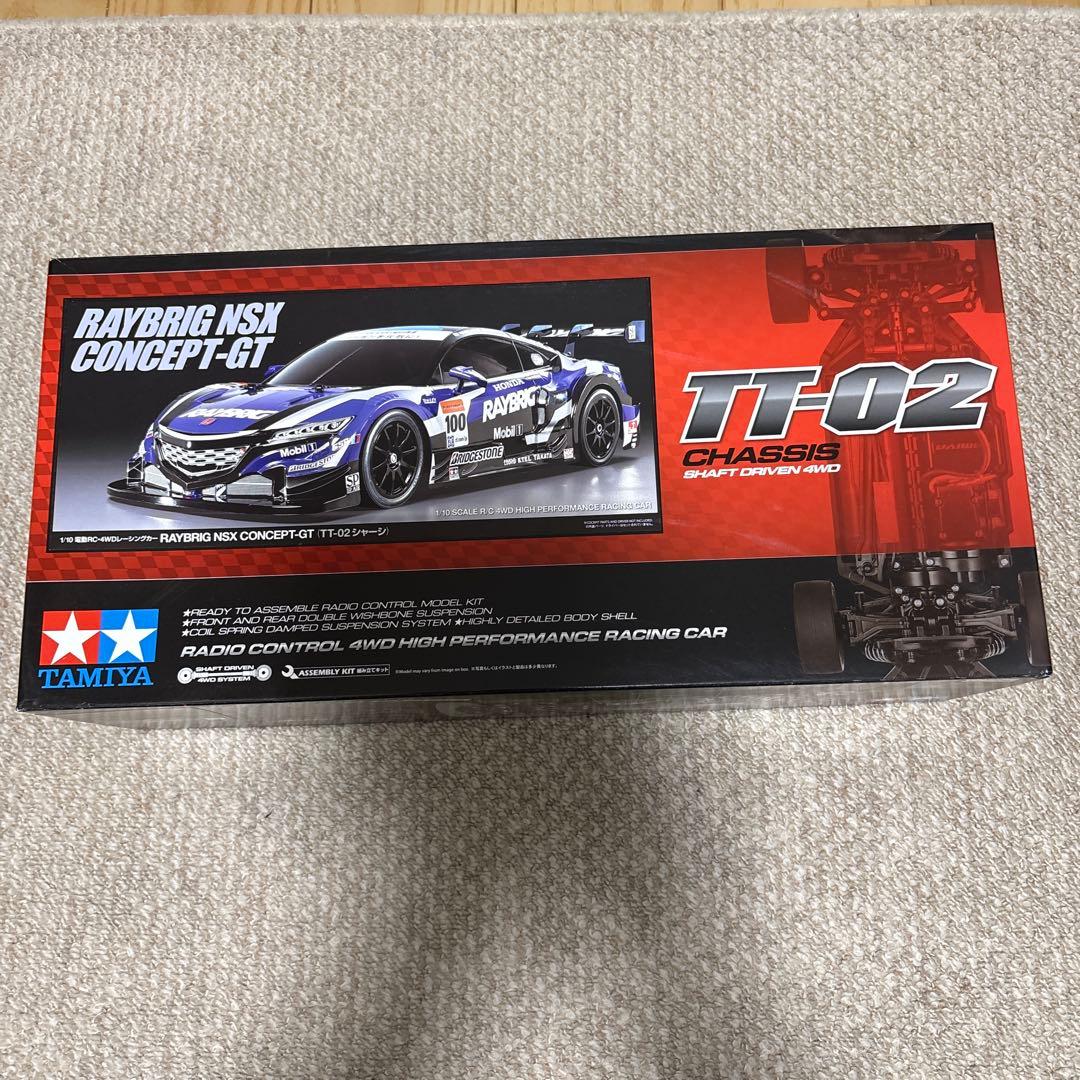 ホビーラジコン TAMIYA RAYBRIG NSX CONCEPT-GT TT-02 タミヤ 1/10RC RAYBRIG NSX CONCEPT-GT （TT-02シャーシ） 58599