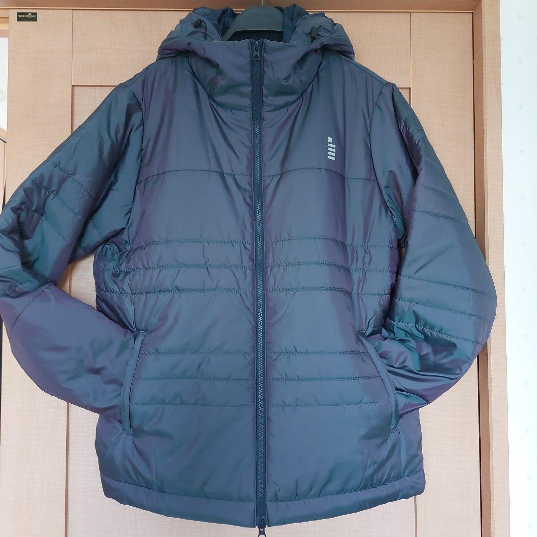 GOSEN フード付き中綿ジャケット　ブラック　Lサイズ