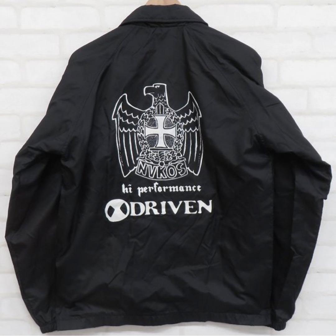 美品DRIVEN90s CardinalボディーフルブラックコーチジャケットS