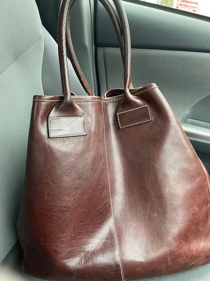 TMT 初期 レザー トート バッグ 裏地アロハ生地 Milos-ミロス-』Tote Bag 〔1644〕[上質レザー トートバッグ バッグ