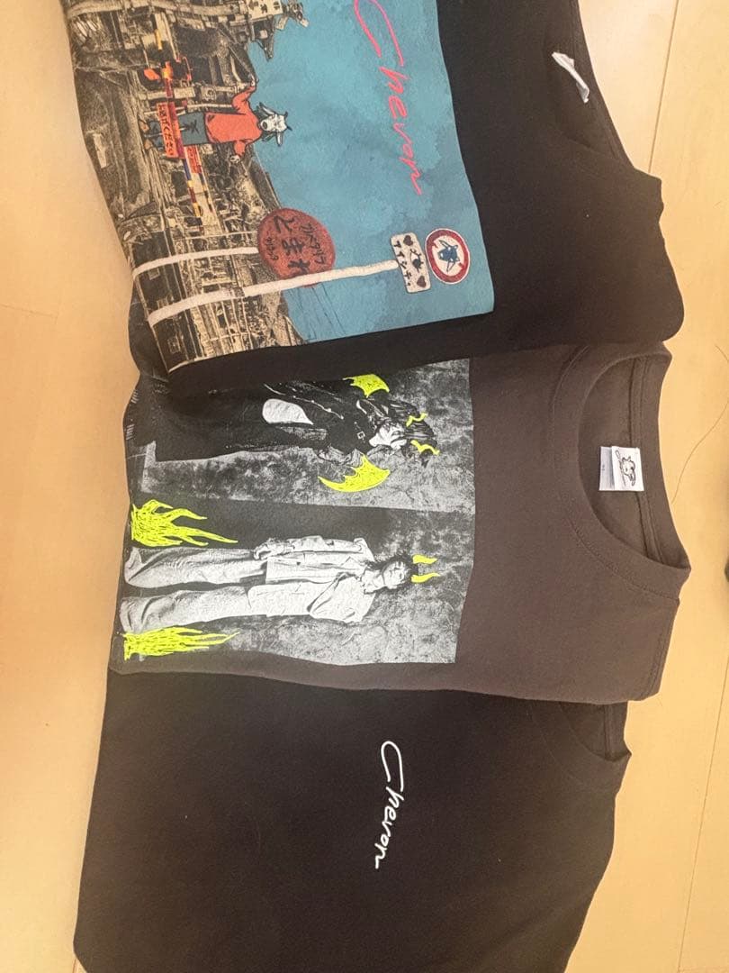 【値下げしました】Chevon Tシャツ 3枚セット しぇぼんくんTシャツ / ブラック | Bonanza Base