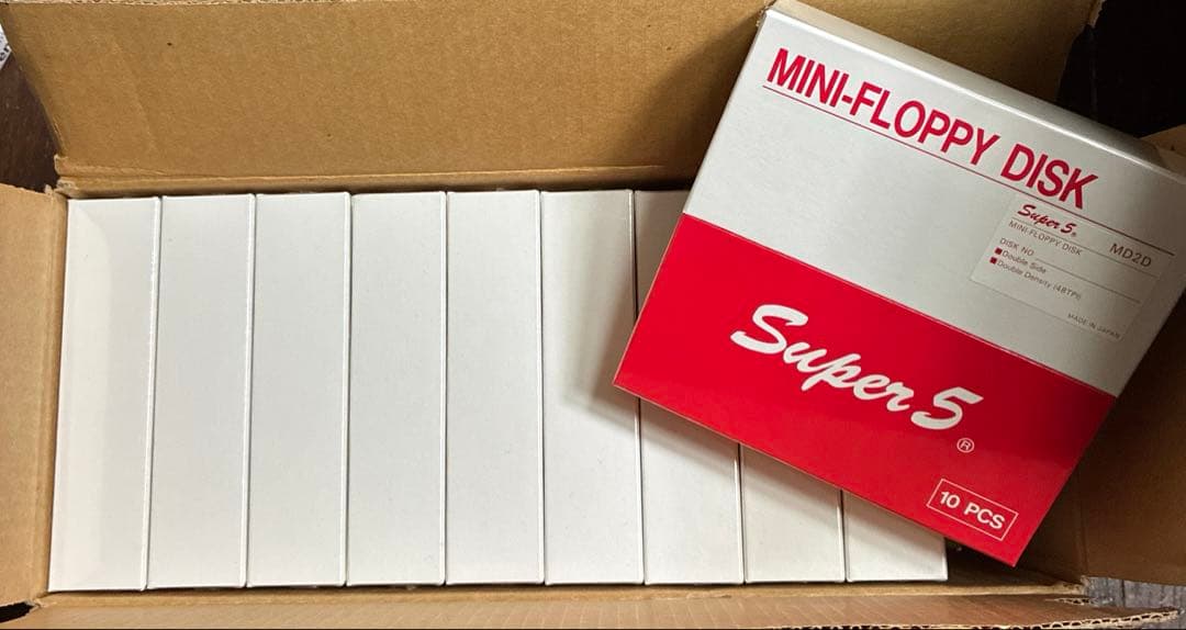 フロッピーディスク 5インチ(MD2D) 10箱(100枚)