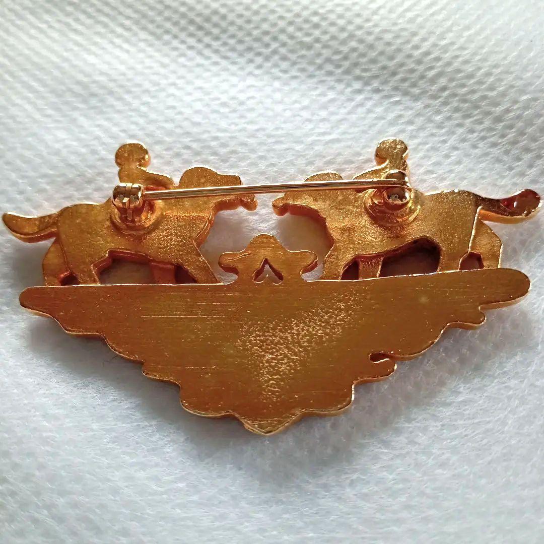 HERMES ピンブローチ 少女と犬 七宝焼き ヴィンテージ - メルカリ