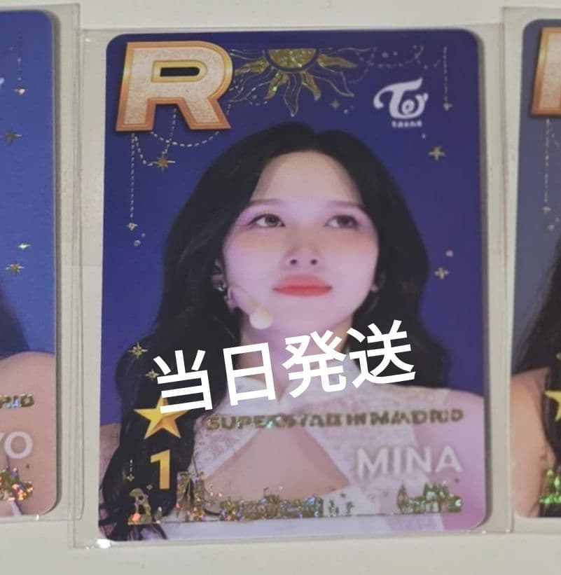 TWICE SSJYP ミナ マドリード トレカ リアルカード