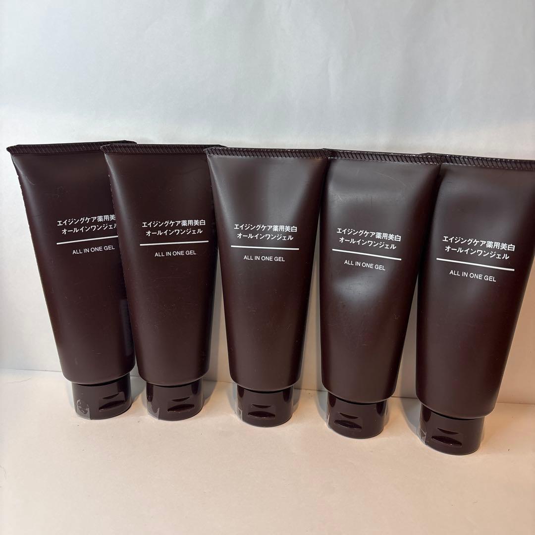 無印良品エイジングケア薬用美白オールインワンジェル5本セット エイジングケア薬用美白オールインワンジェル / 無印良品の口コミ