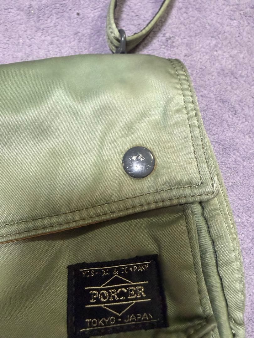 PORTER ボディバッグ オリーブグリーン - メルカリ