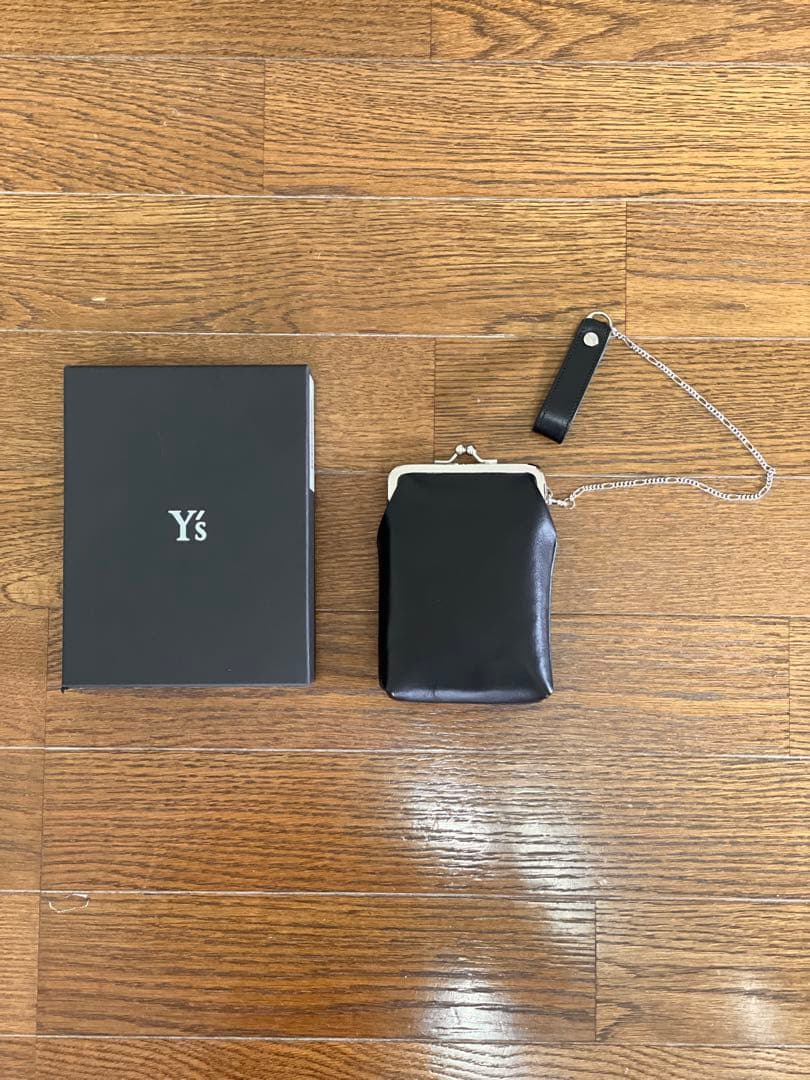 新品 Y's ワイズ レザータバコケース ヨウジヤマモト バッグ がま口 財布