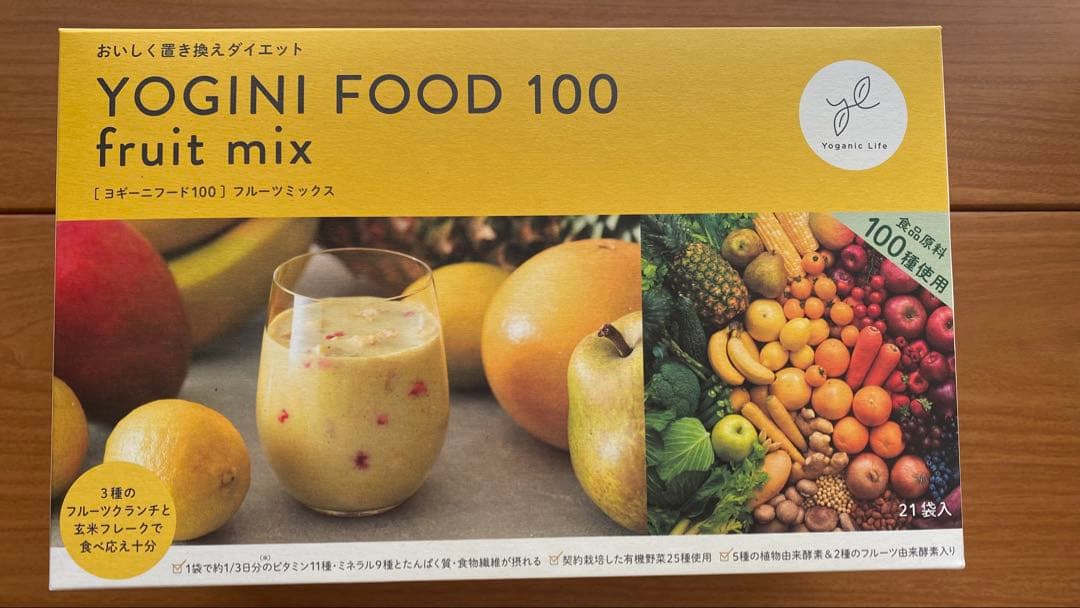 [未開封] YOGINI FOOD 100 フルーツミックス 21包入