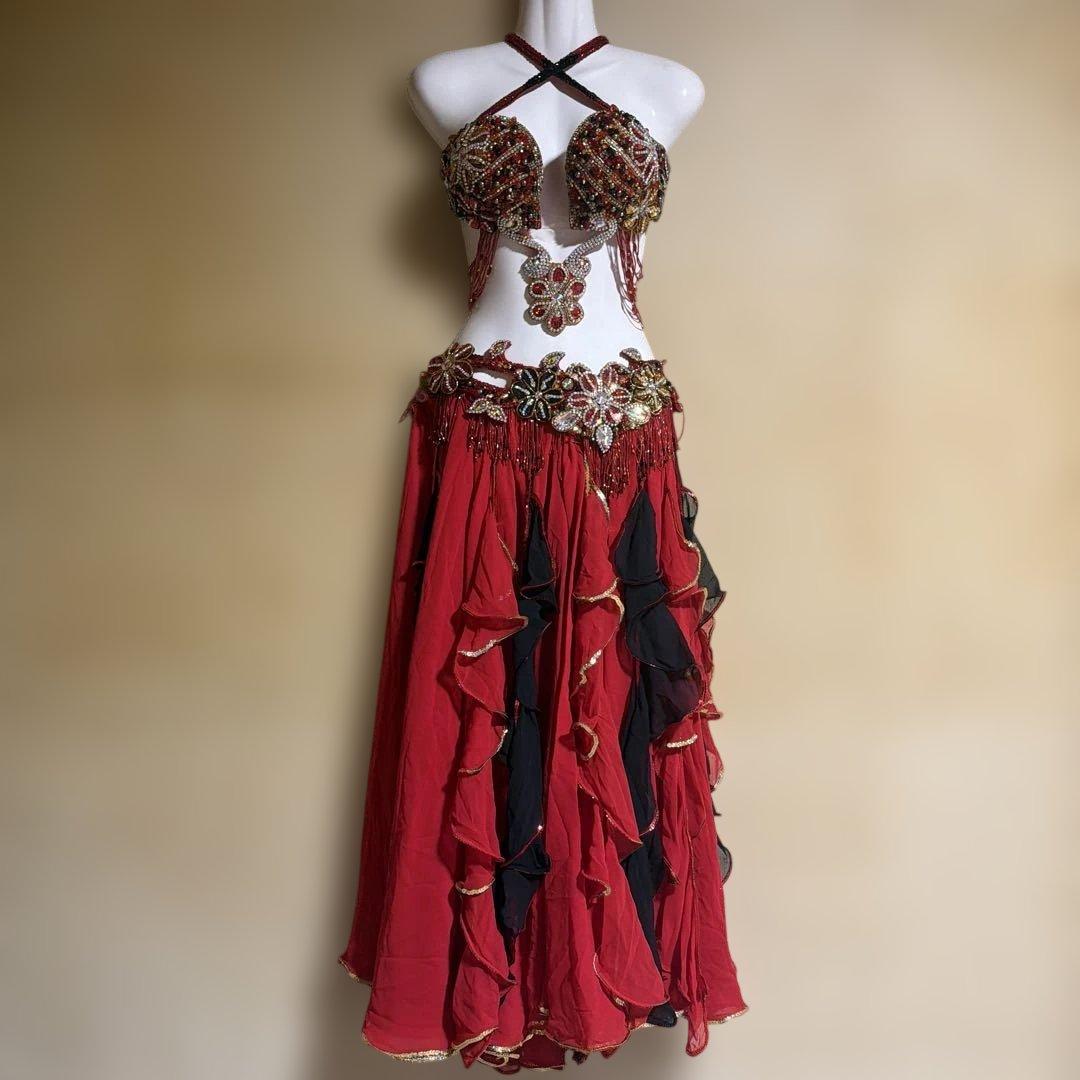 赤と黒のベリーダンスセットアップ 楽天市場】赤黒 セットアップ キッズ ダンス 衣装 ダンス ヒップホップ