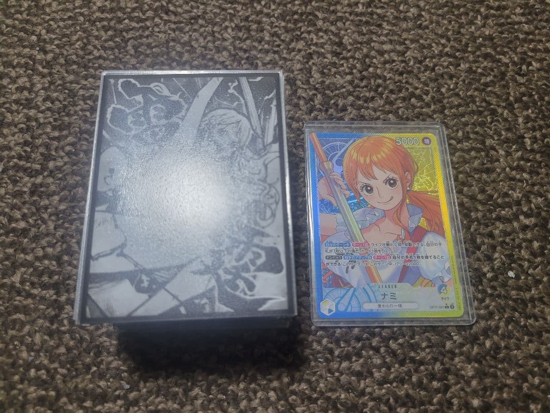 ONE PIECE カードゲーム 少女 4枚と青黄ナミリーダーパラレルセット