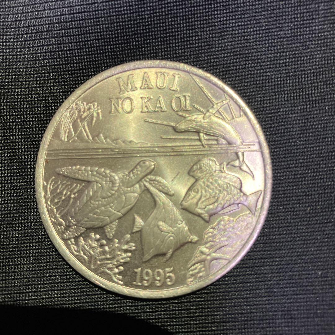 ハワイ1995年マウイ島限定発行 1ドル記念コイン 古銭 コイン - メルカリ