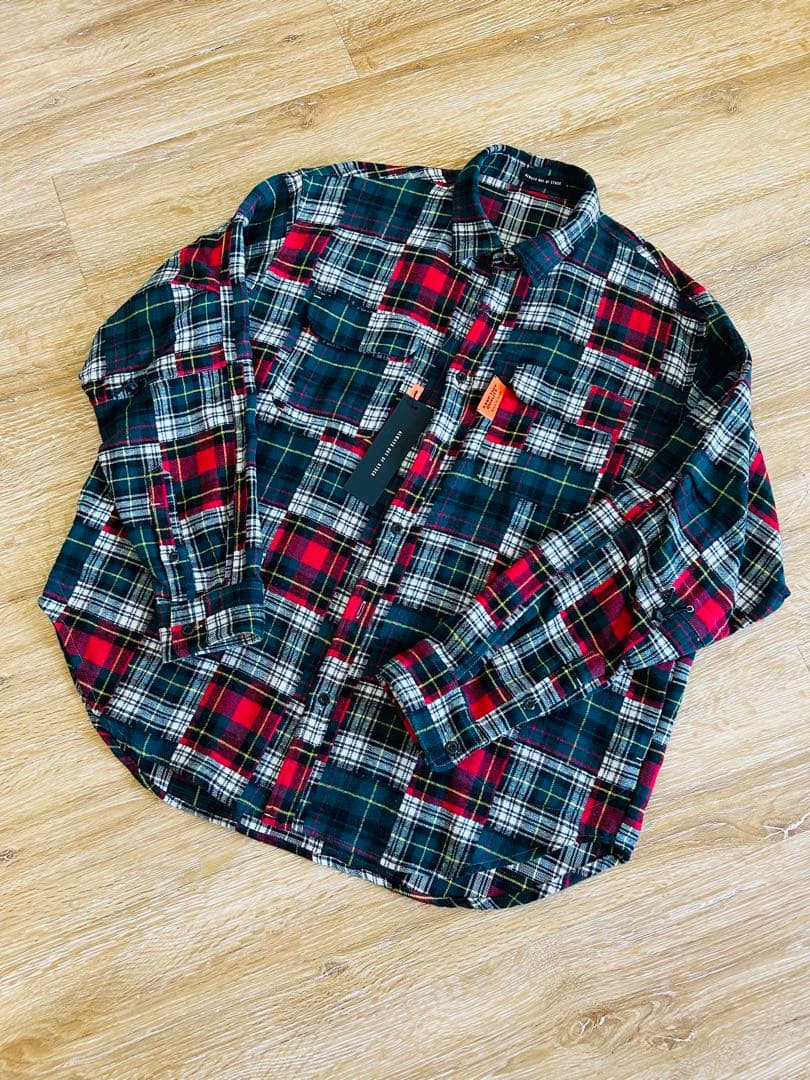 新品〈ALWAYS OUT OF STOCK〉CPO チェックシャツ　サイズL