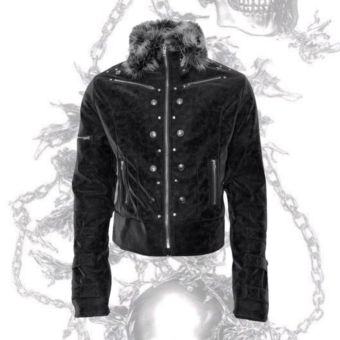 【最安値】y2k PAIKI ファー付きジャケット opium お兄系 平成