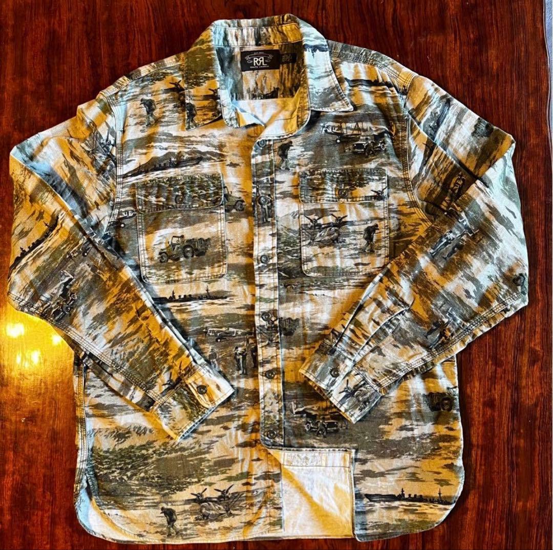 トップス RRL Printed Armed Forces Assembly L