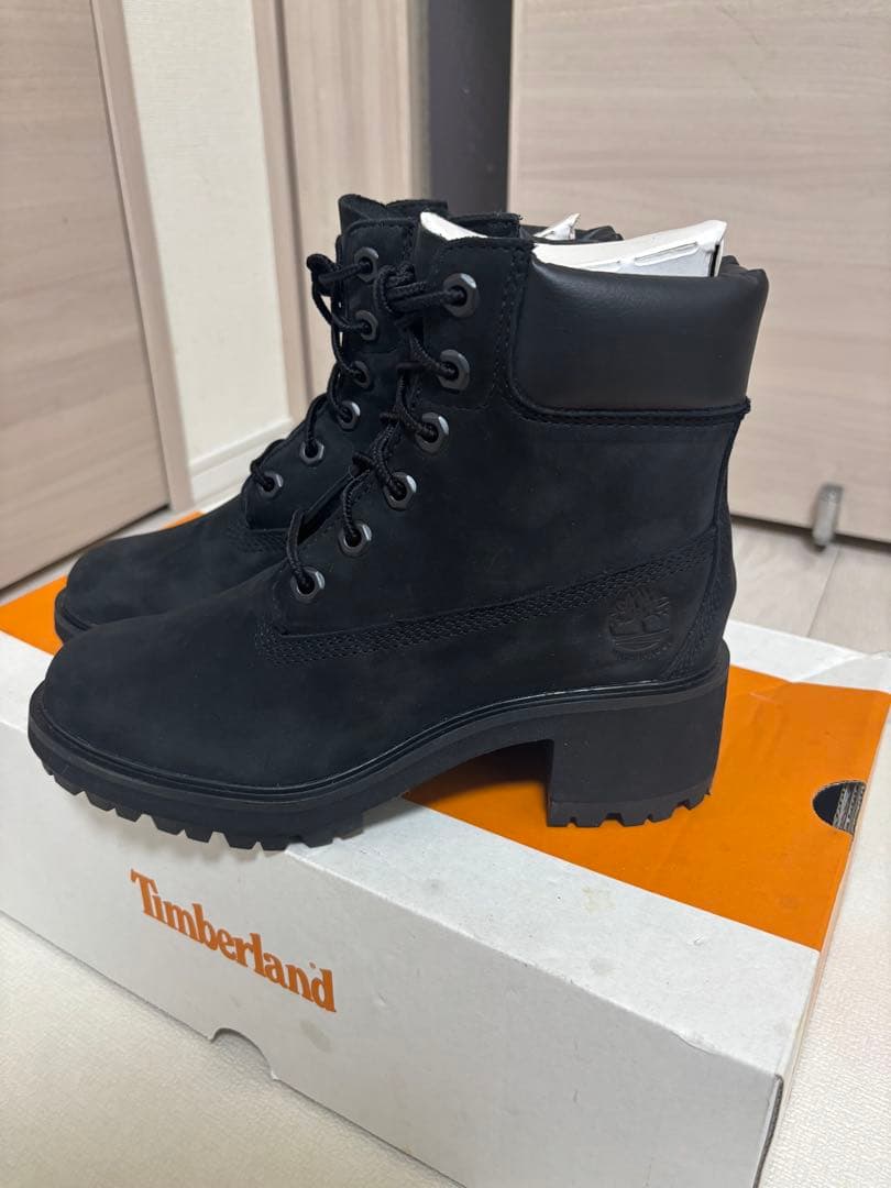 【新品未使用】Timberland KINSLEY ブラック ワークブーツ