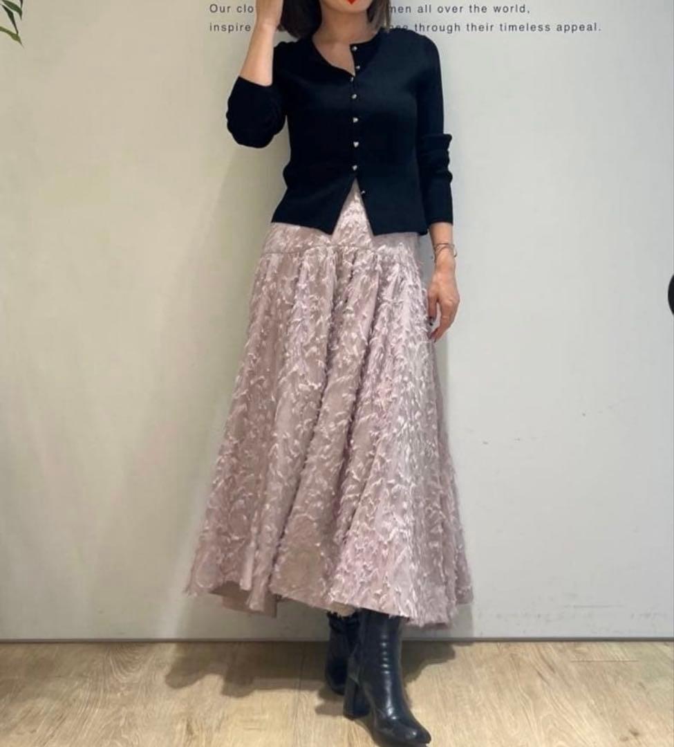 （新品未使用）Arpege story♡フラッフィーギャザーフレアスカート