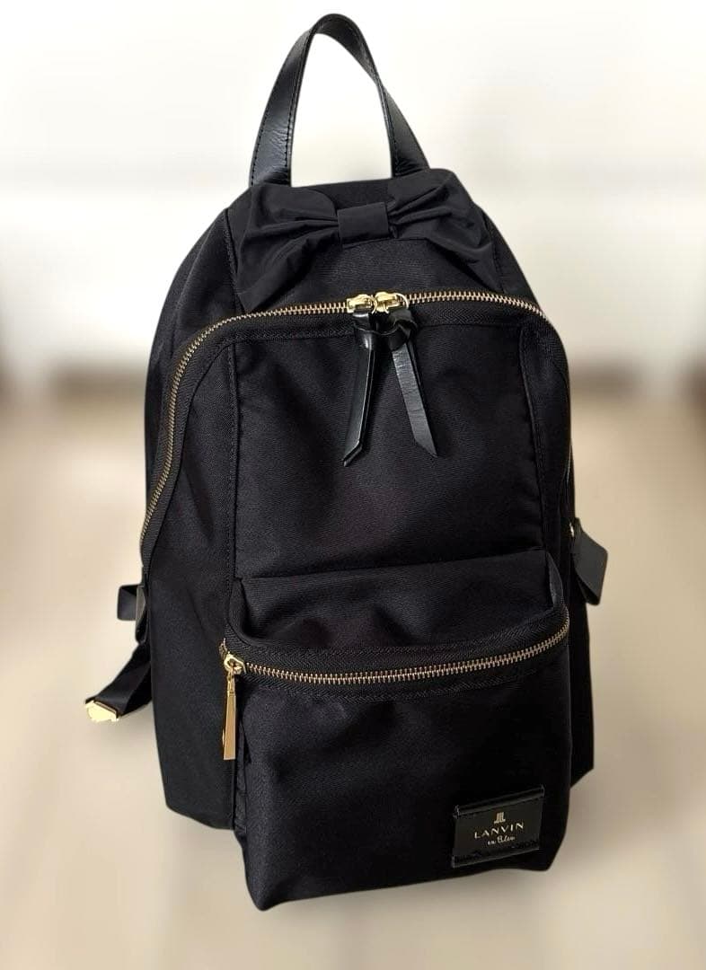 【美品】ランバンオンブルー リュック バックパック　リボン