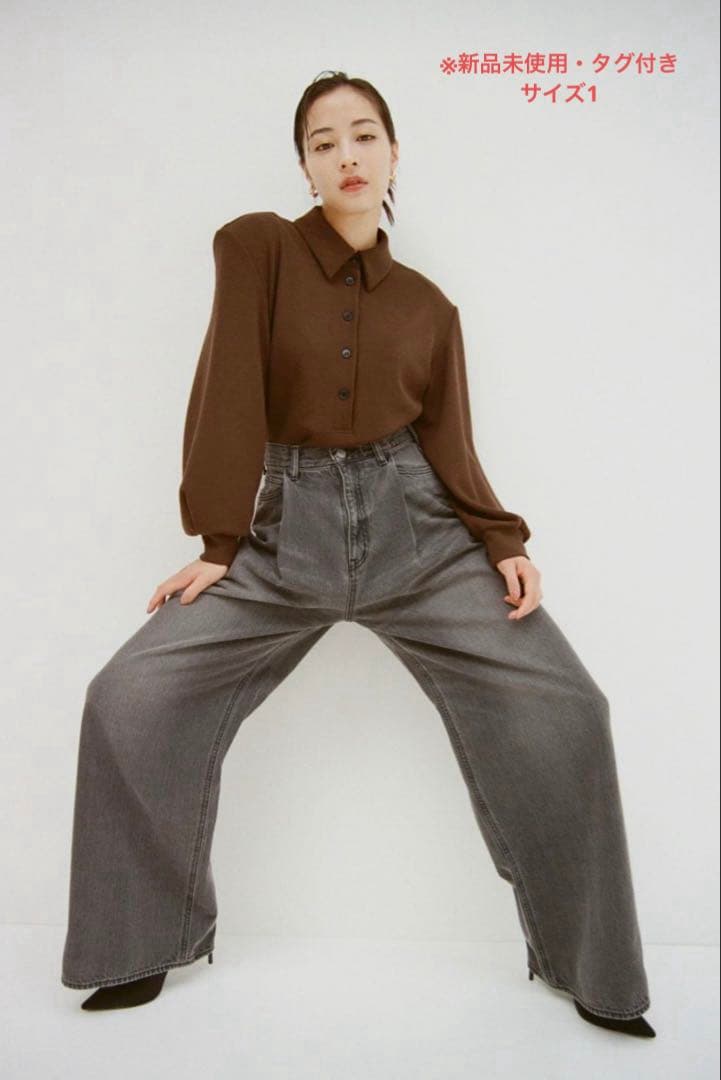 【新品未使用】 広瀬すず×CLANE デニム グレー サイズ1