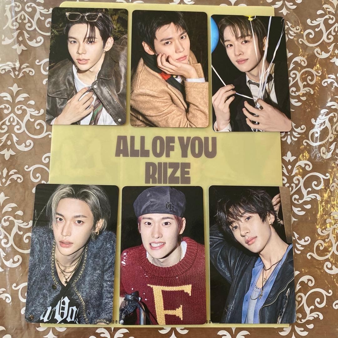 ALL OF YOU RIIZE ユニバ特典トレカ 6枚セット - メルカリ