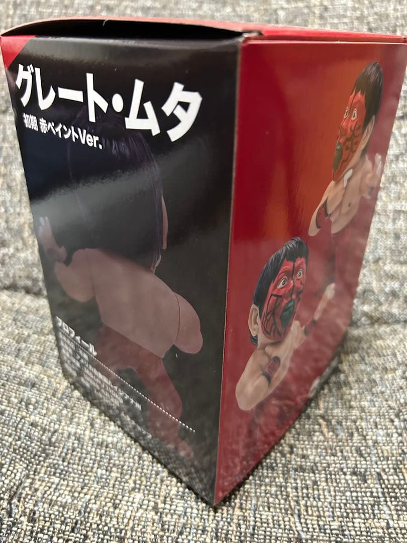 16dソフビコレクション☆グレート・ムタ 初期 赤ペイント 武藤敬司