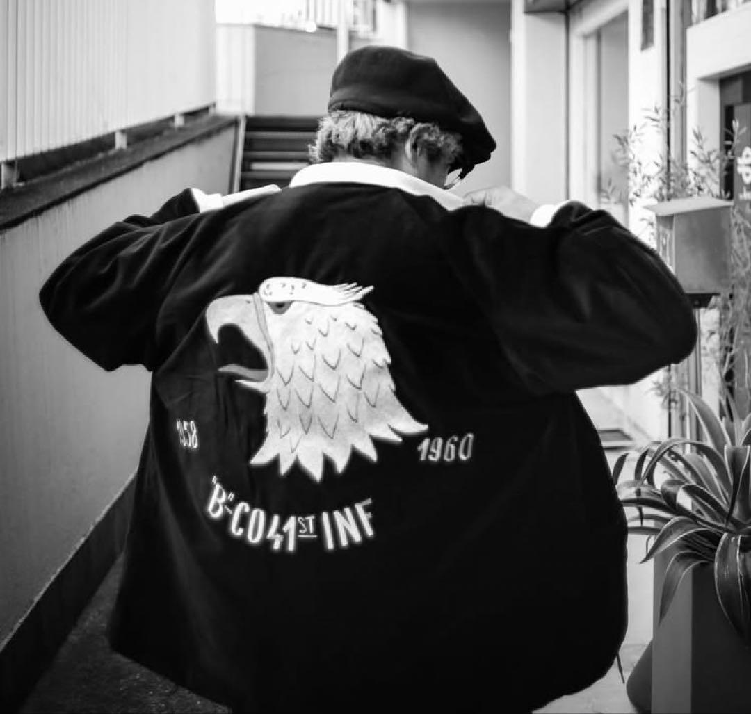 新品 Cloveru Velor Souvenir Reversible JKT